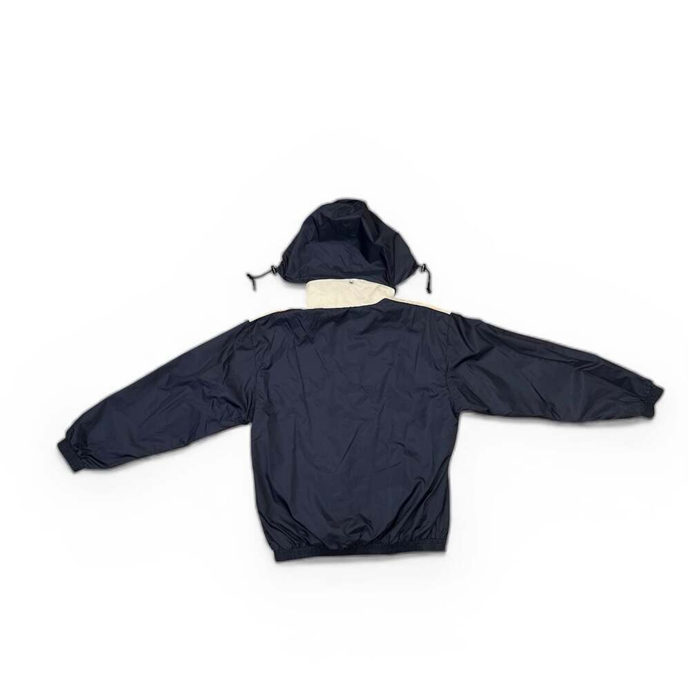 Vintage Acadia Ocean City Crew Windbreaker Jacket, Navy Blue/Cream - Size XL - Picture 2 of 5